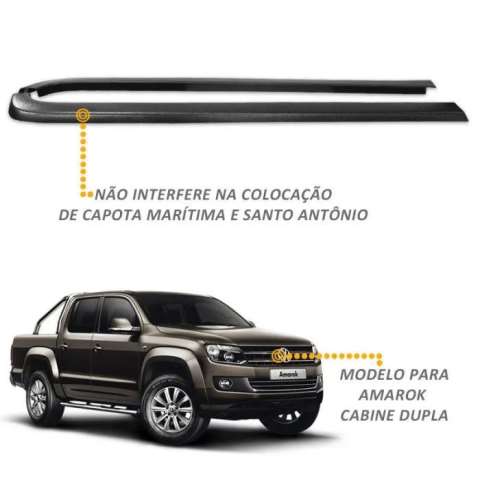 CAM-PTB010 - PROTETOR DE BORDA AMAROK CAB DUPLA