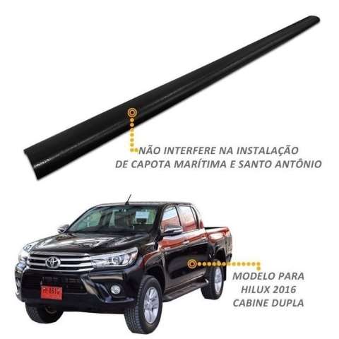 CAM-PTB116 - PROTETOR DE TAMPA HILUX 16> CAB DUPLA