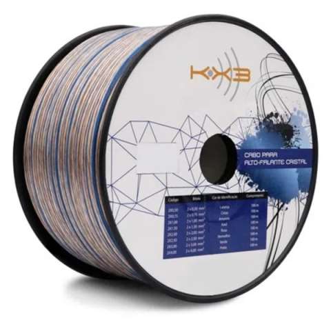 KX3-SPW2X075 - FIO CRISTAL 2X0,75MM - 100MTS