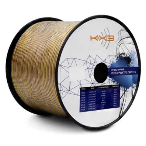 KX3-SPW2X100 - FIO CRISTAL 2X1,00MM - 100MTS