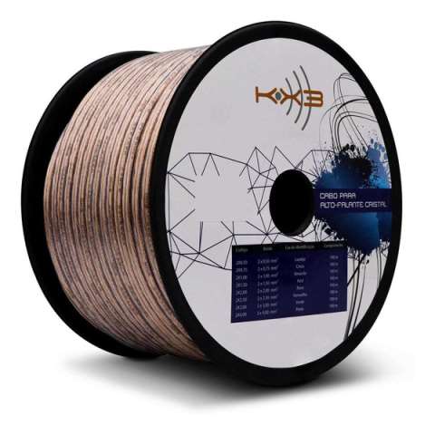 KX3-SPW2X150 - FIO CRISTAL 2X1,50MM - 100MTS