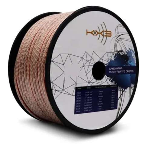 KX3-SPW2X250 - FIO CRISTAL 2X2,50MM - 100MTS