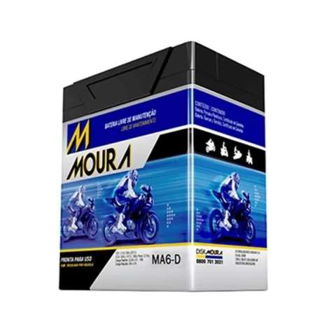 MA6-D - BATERIA MOTO 6ah